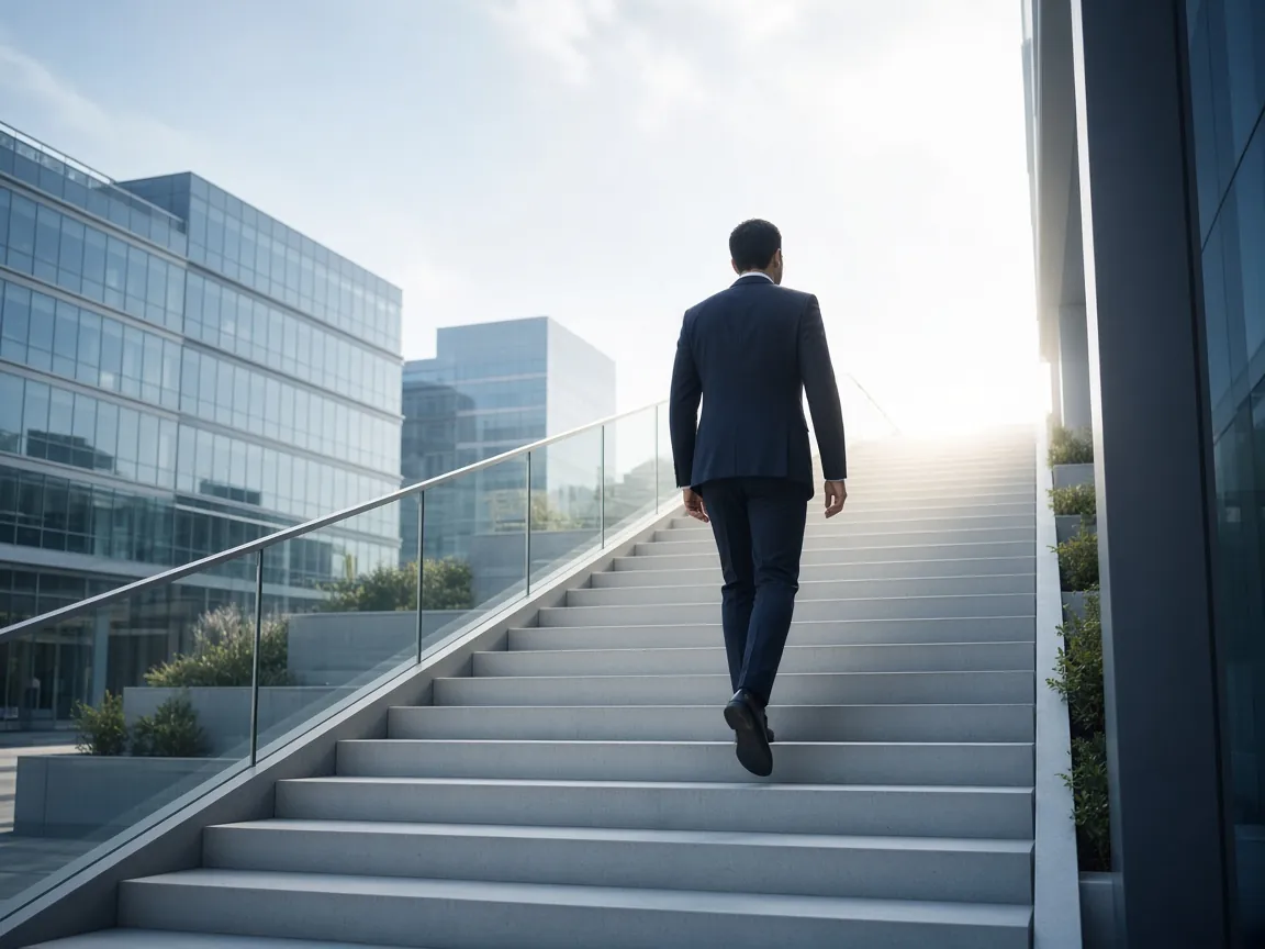 Professional striving toward a goal