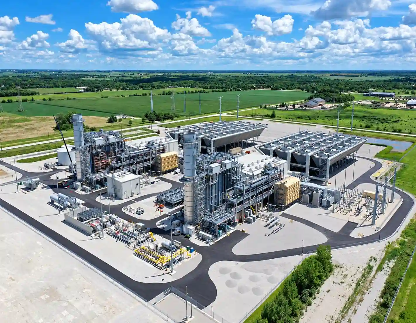 Jackson Generation power project in Illinois, USA