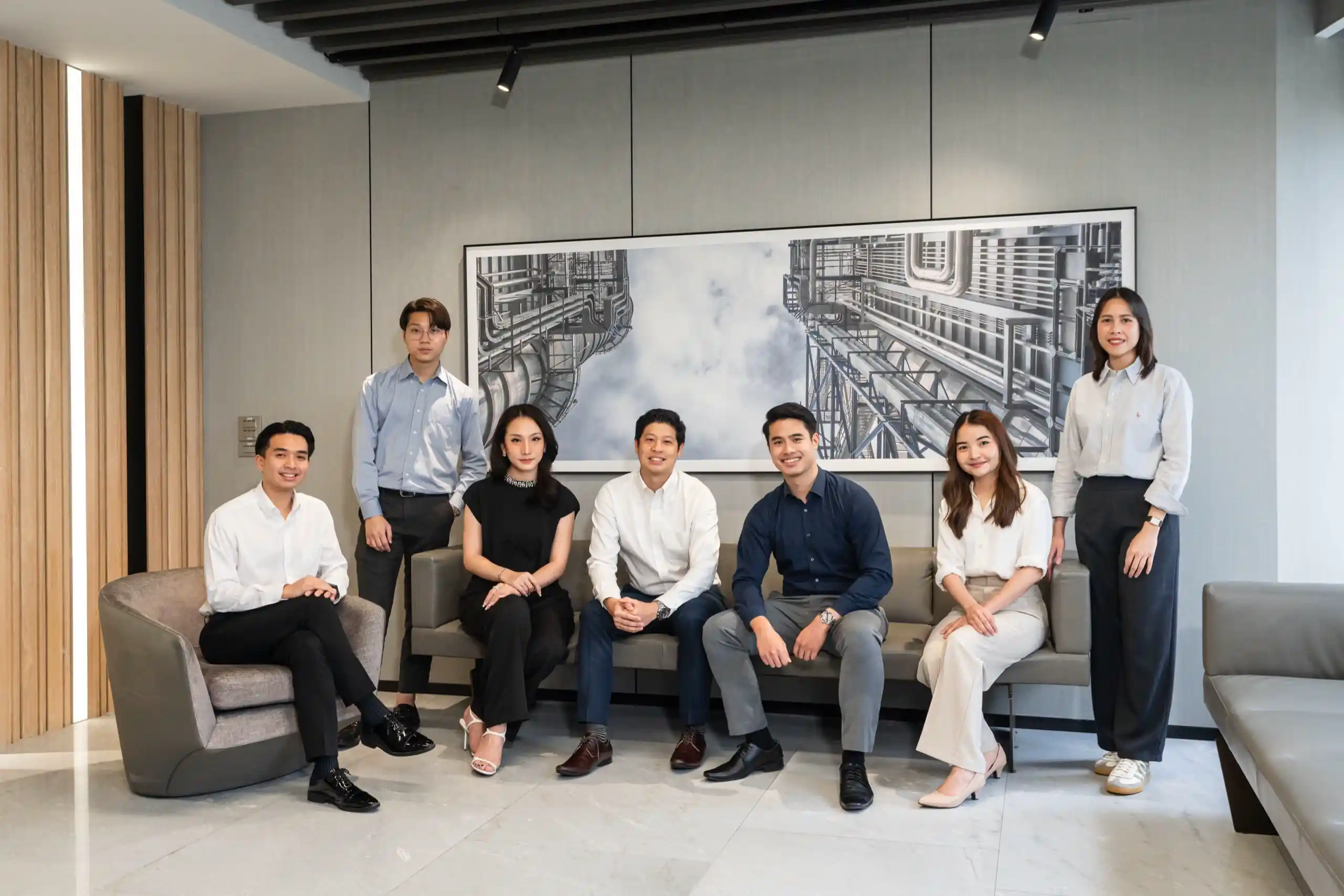 GULF team of professionals in a modern office