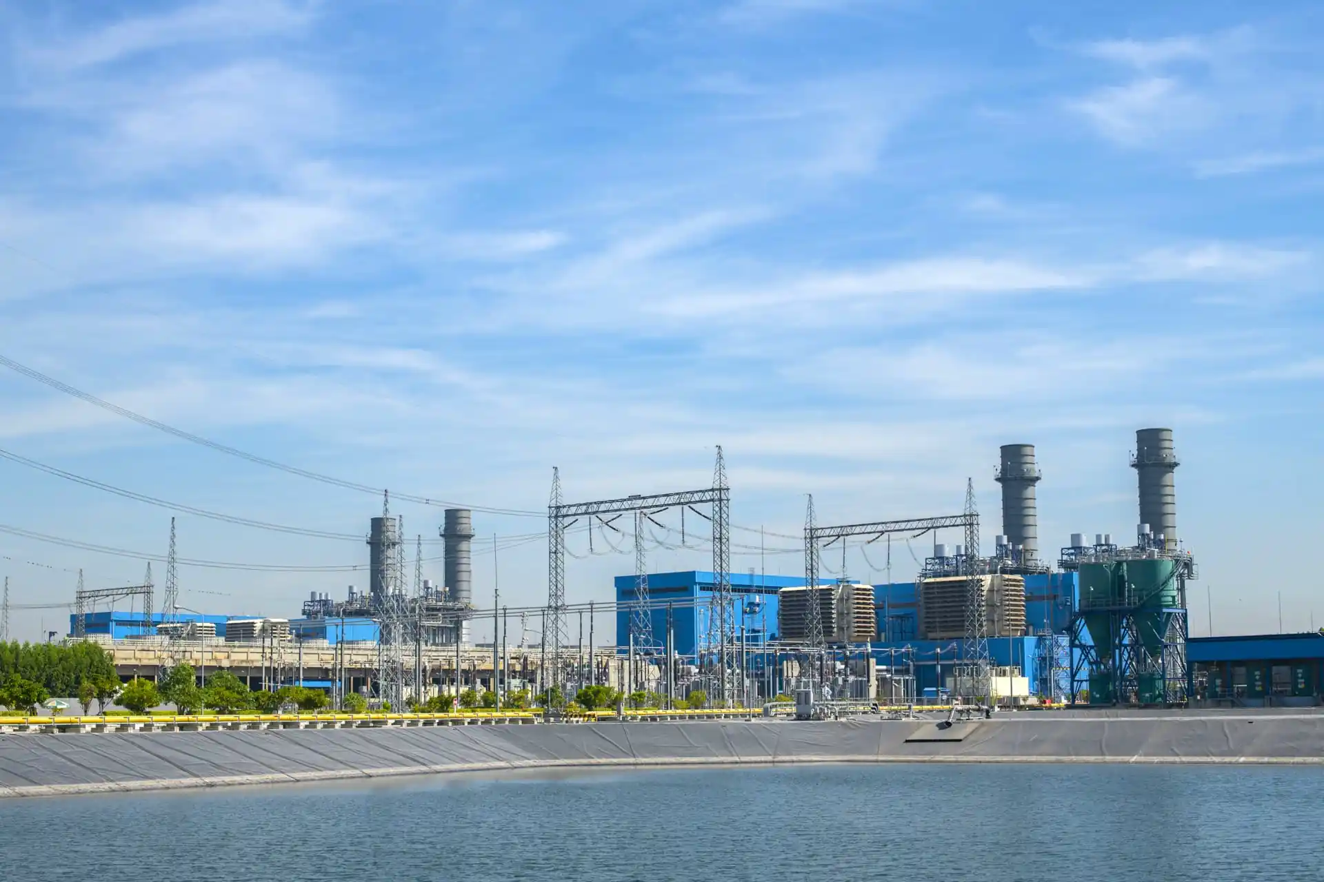 Independent power producer gas-fired plant