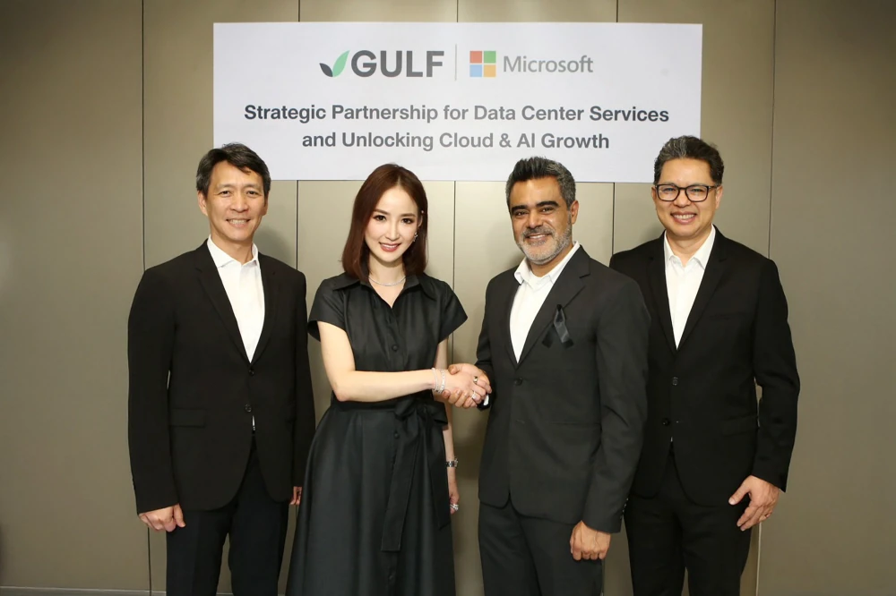 GULF Forges Strategic Partnership with Microsoft for Data Center Services and to Advance Cloud and AI Growth in Thailand Paving the Way for Regional Digital Hub Status