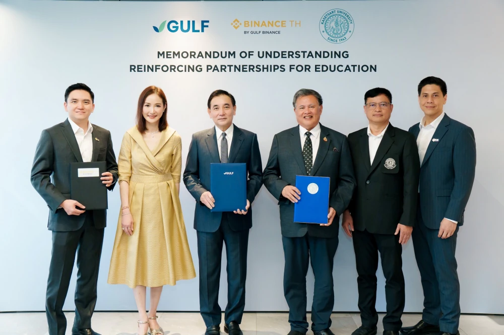 BINANCE TH and GULF Sign Strategic MOU with Kasetsart University Accelerating Digital Talent development to support market growth and establish Thailand as a regional digital asset hub